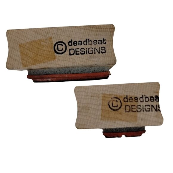 Deadbeat Designs Cowgirl and Western Boots 3 Inch Rubber Stamp set - Picture 3 of 3